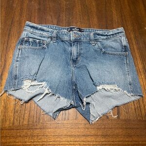 Hollister Women's Distressed Blue Jean Shorts